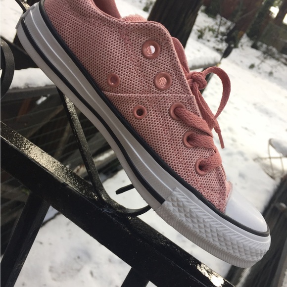 Converse All Star rust / pink ‘ Storm’ kicks low top snickers HP 25 - Picture 5 of 11